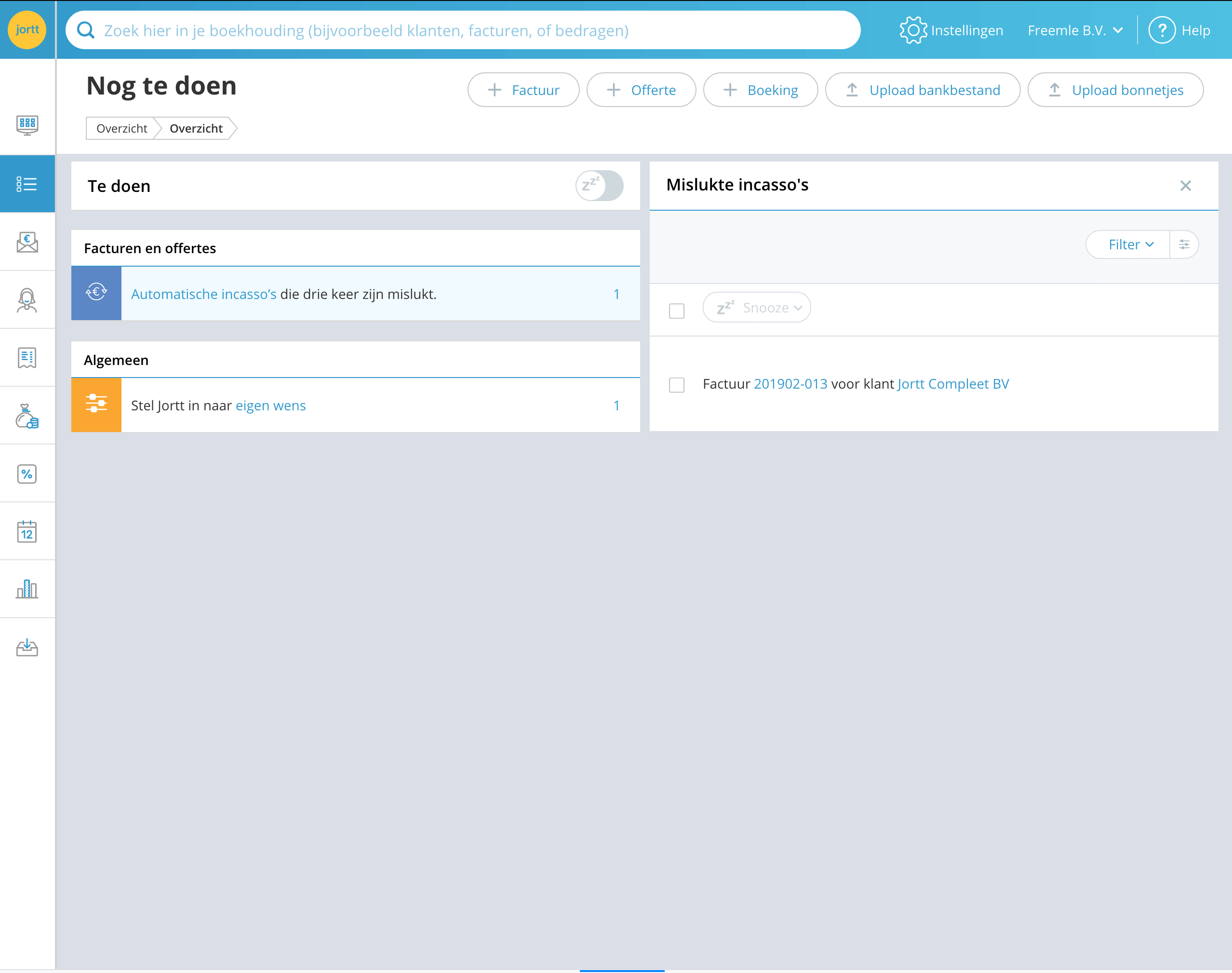 Automatisch incasseren met Jortt