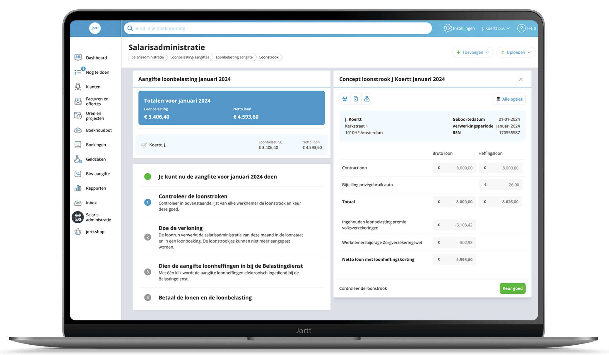 Jortt Dashboard