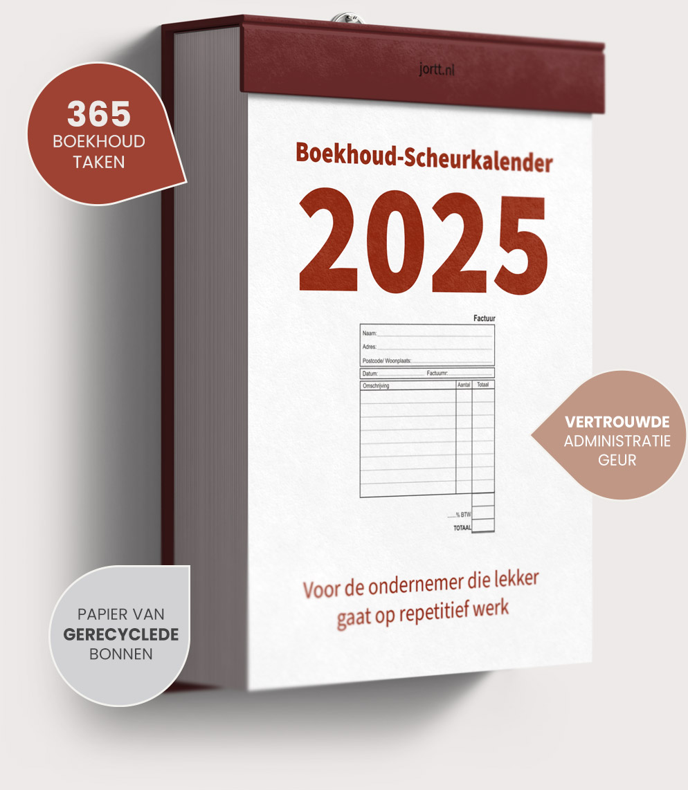 Jortt Boekhoud-scheurkalender