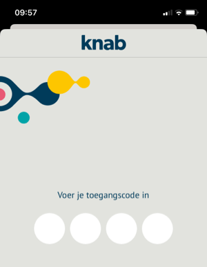 Kopeling Knab mobiel bankieren app