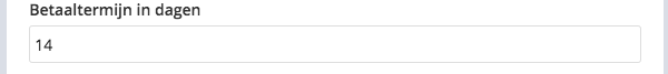 betaaltermijn klant instellen