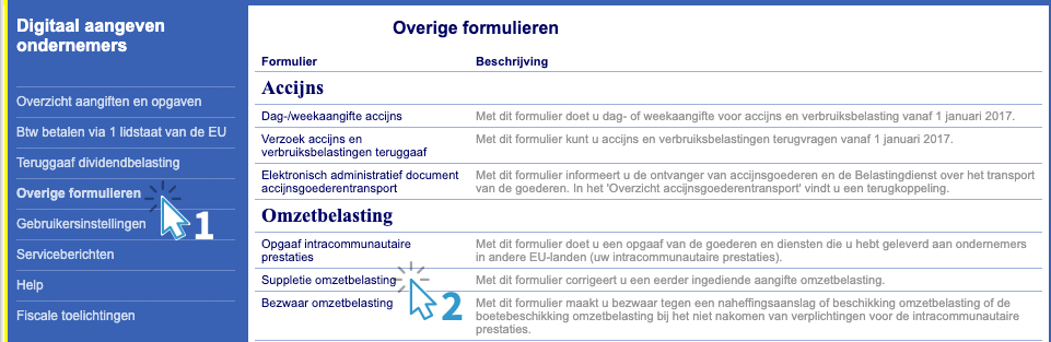 Suppletie doen