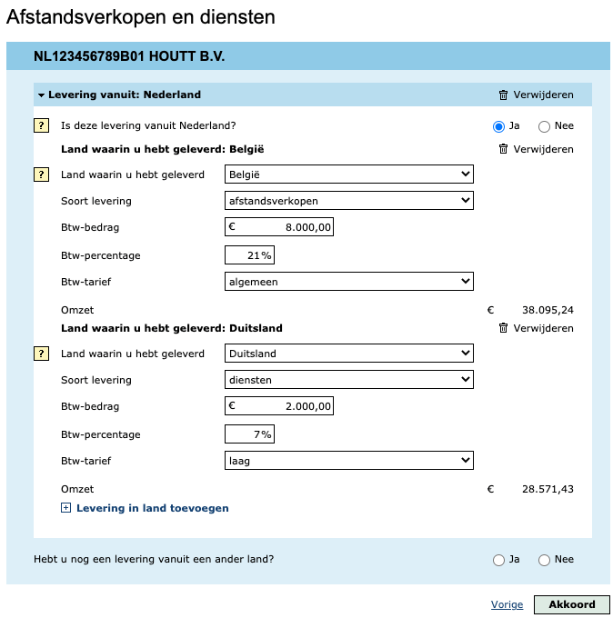 eenloketsysteem afstandsverkopen en diensten