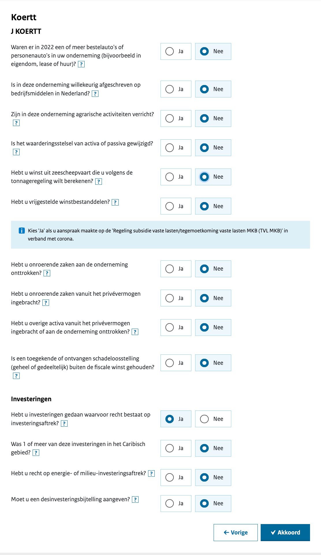 opgeven ondernemingen ib