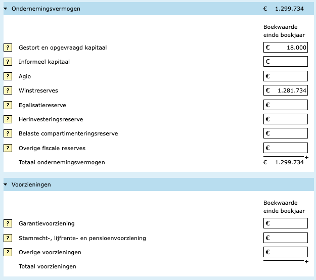 vpb ontvangen kortlopende lening