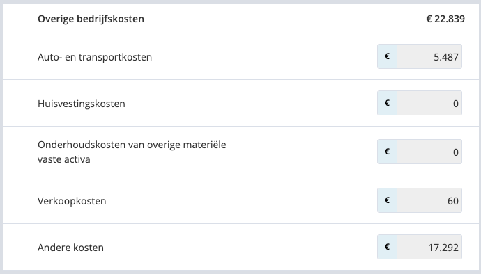 vpb overige kosten jortt