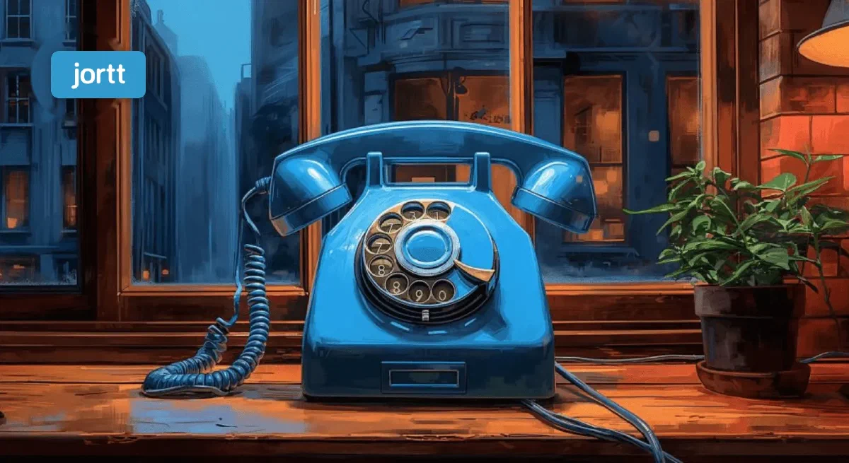 De telefoon stopt vanzelf met rinkelen…