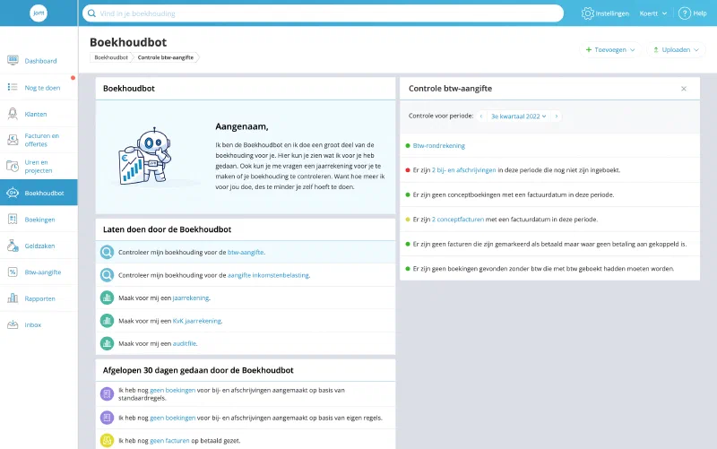 jortt Boekhoudbot