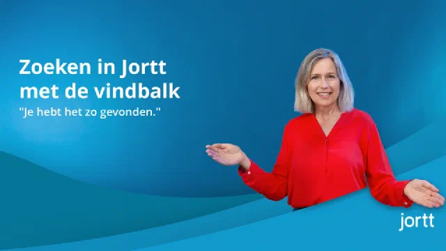 Zoeken in Jortt met de Vindbalk