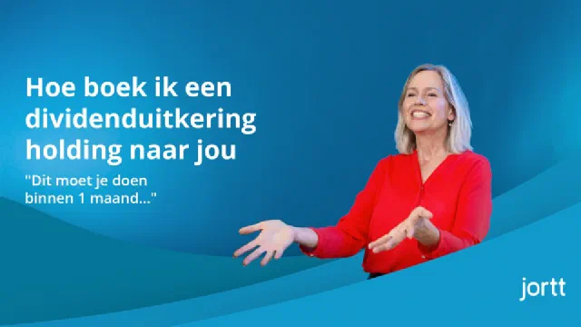 Hoe boek ik een dividenduitkering holding naar jou