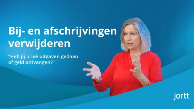 Bij- en afschrijvingen verwijderen