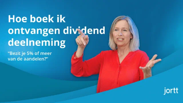 Hoe boek ik ontvangen dividend deelneming