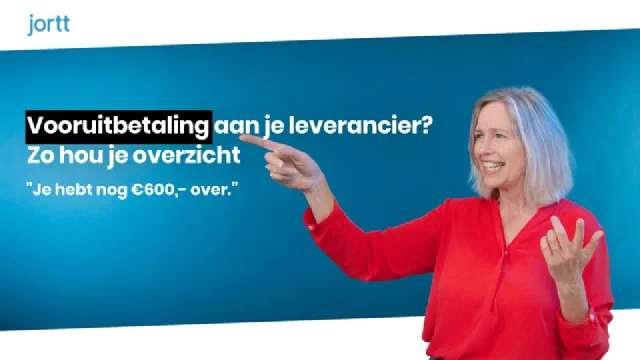 Hoe boek ik vooruitbetaling van een leverancier