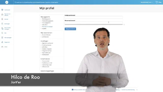 Update Jortt - Sterktemeter bij wachtwoord