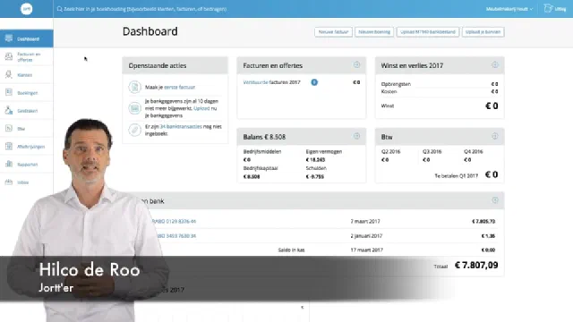 Update - Overzicht Privé opname/ stortingen en Rekening-courant