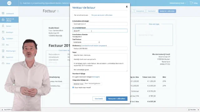 Jortt Update: Facturen versturen met CC-adressen