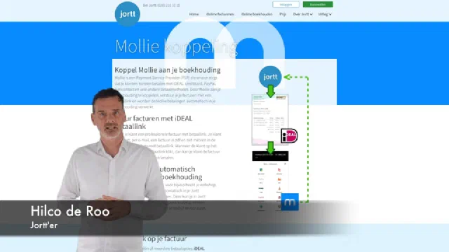 Jortt Update - Mollie betalingen scheiden per soort