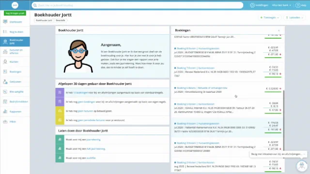 Boekhoudprogramma Jortt - Bankkoppeling