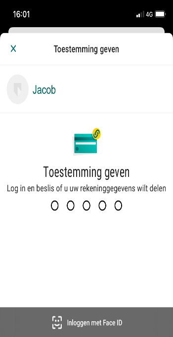 Toestemming koppeling ABN AMRO