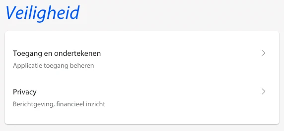 Koppeling Rabobank veiligheid