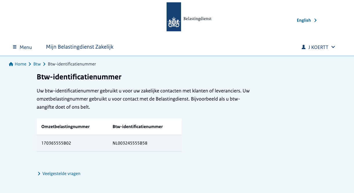 ob-nummer vinden