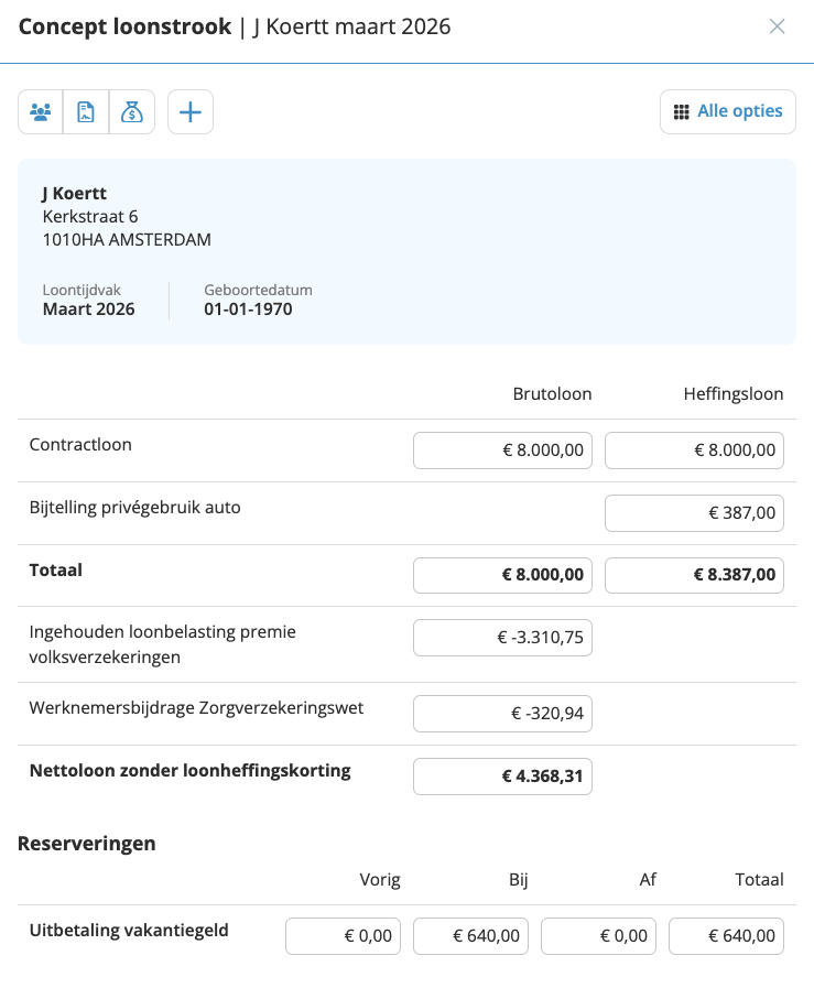loonstrook maken met jortt
