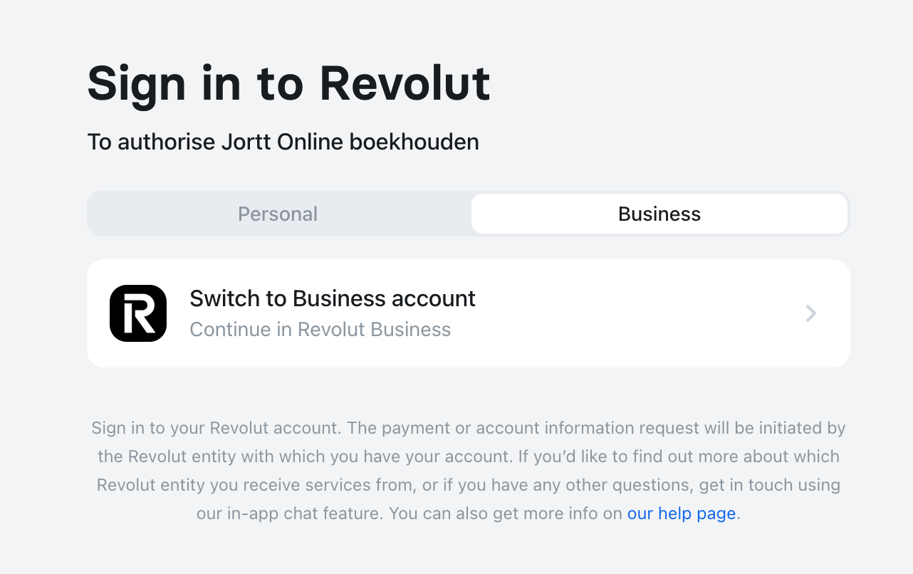 koppeling app revolut