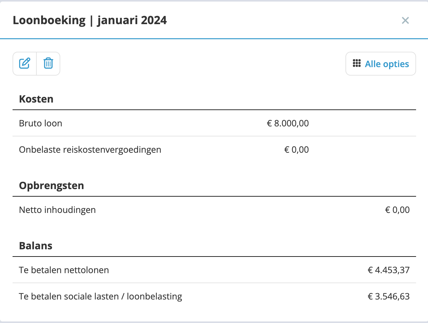 looncomponenten boeken met jortt