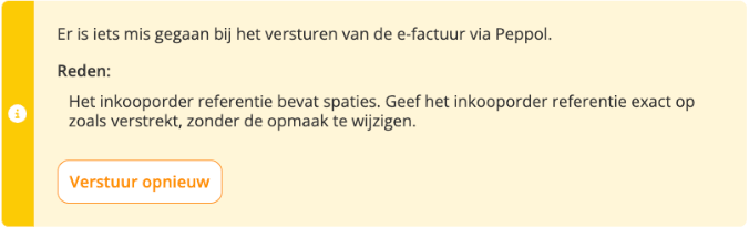 Referentie bevat spaties foutmelding