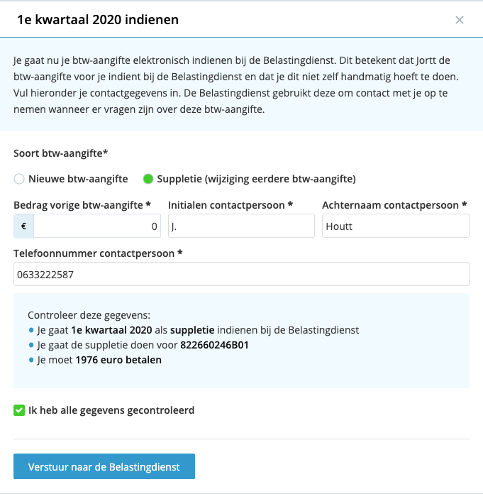 suppletie boekhoudprogramma jortt