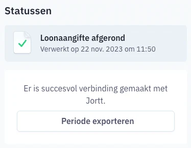 Periode exporteren